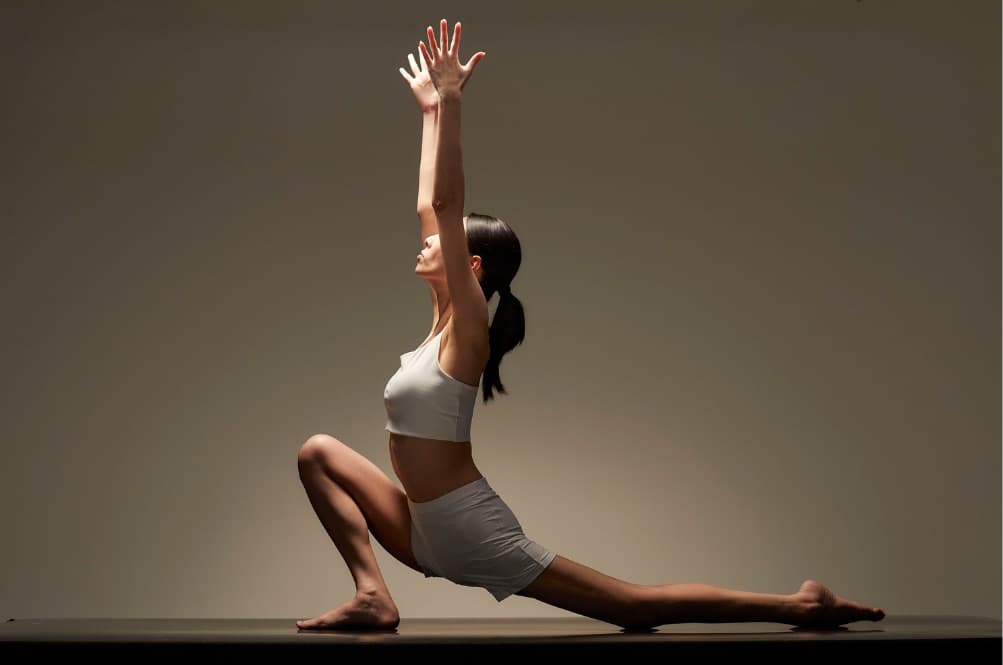 Woman doing a yoga pose
